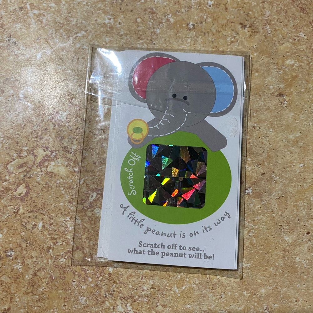 Baby boy scratch off cards